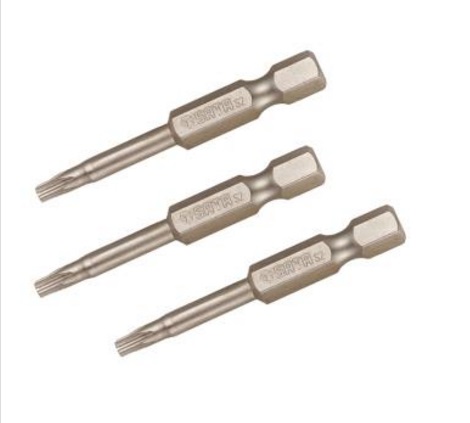 5件套6.3MM系列50MM长中孔花形旋具头TT30